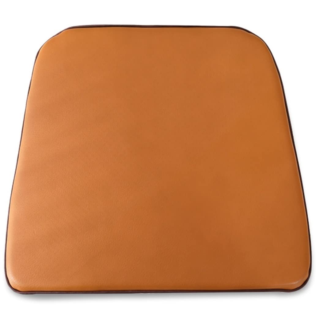 Premium Waterproof Leather Dining Chair Cushions - 1/2/4 Pack Non-Slip U-Shaped Kitchen Seat Pads for Comfortable Dining Chairs (Camel, 43x46cm) - Perfect for Home Kitchen, Restaurant & Office Use