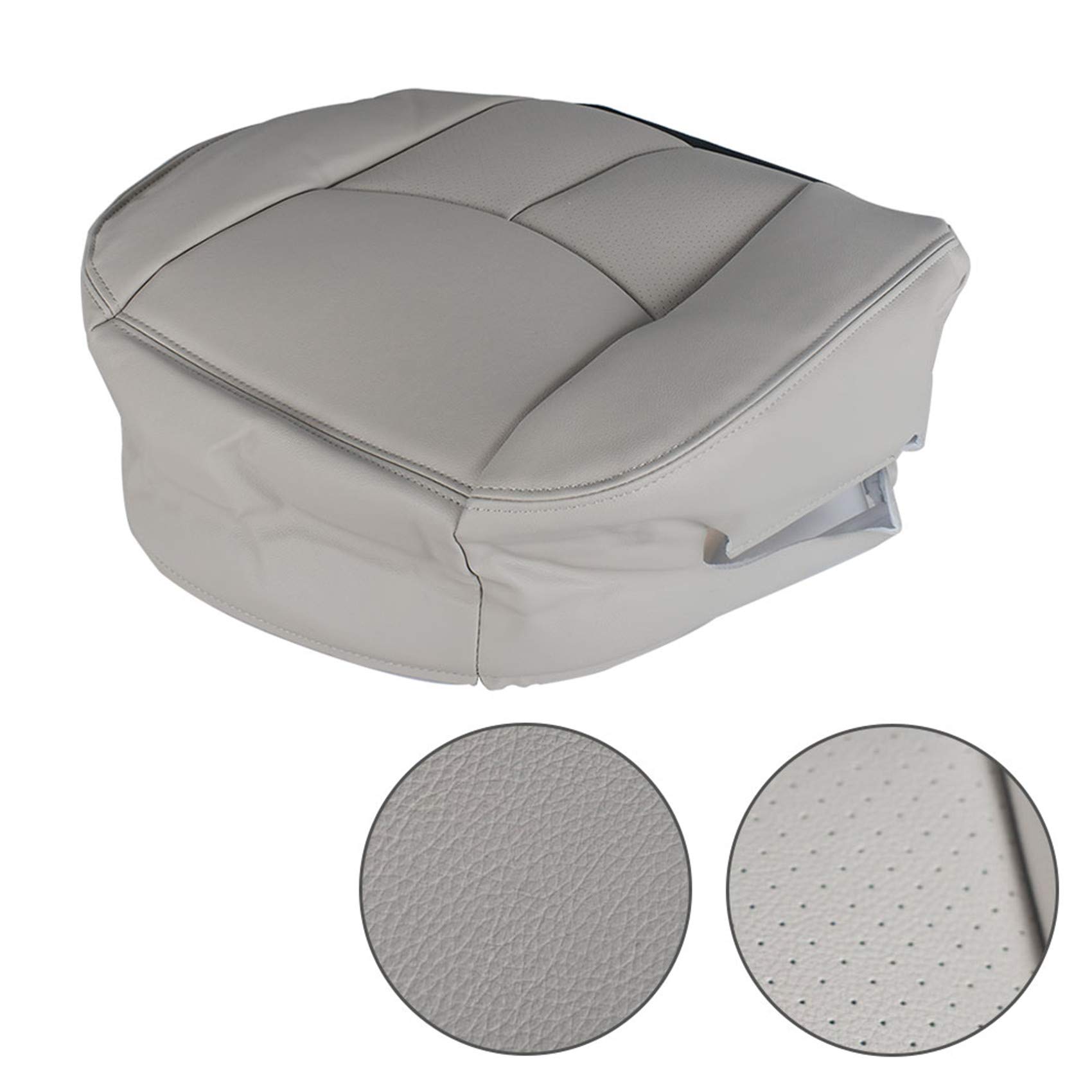 Premium Tan Leather Seat Cover Protector for 2003-2006 Cadillac Escalade - Durable Driver Bottom Replacement with Enhanced Comfort & Style | Perfect for Daily Commute, Road Trips & Luxury Car Interior Protection
