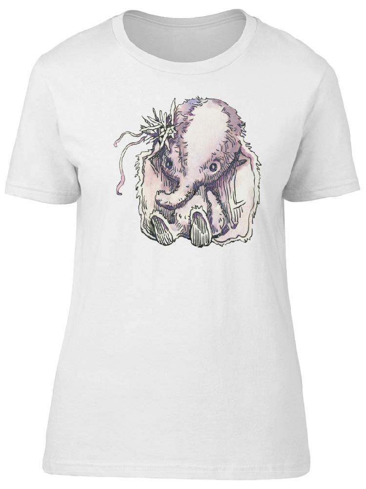 Vintage Elephant Graphic T-Shirt for Women - Soft Cotton Casual Tee - Perfect for Everyday Wear, Outings & Gifts