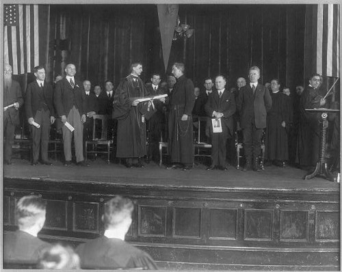 Eamon DeValera 1882-1975 Vintage Photo - Holy Cross College Worcester Historical Portrait - Perfect for Irish History Collectors & College Memorabilia Displays