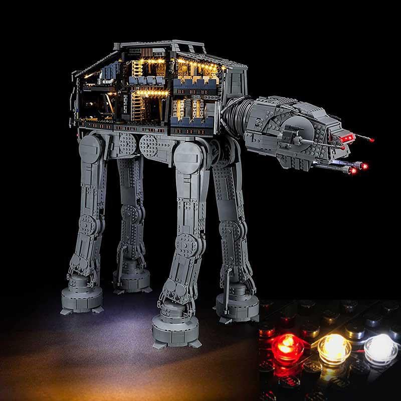 USB Light Kit for LEGO Star Wars AT-AT Walker 75313 - DIY Lighting Set for LEGO Models (Not Included) - Perfect for Night Display & Star Wars Collection Enhancement