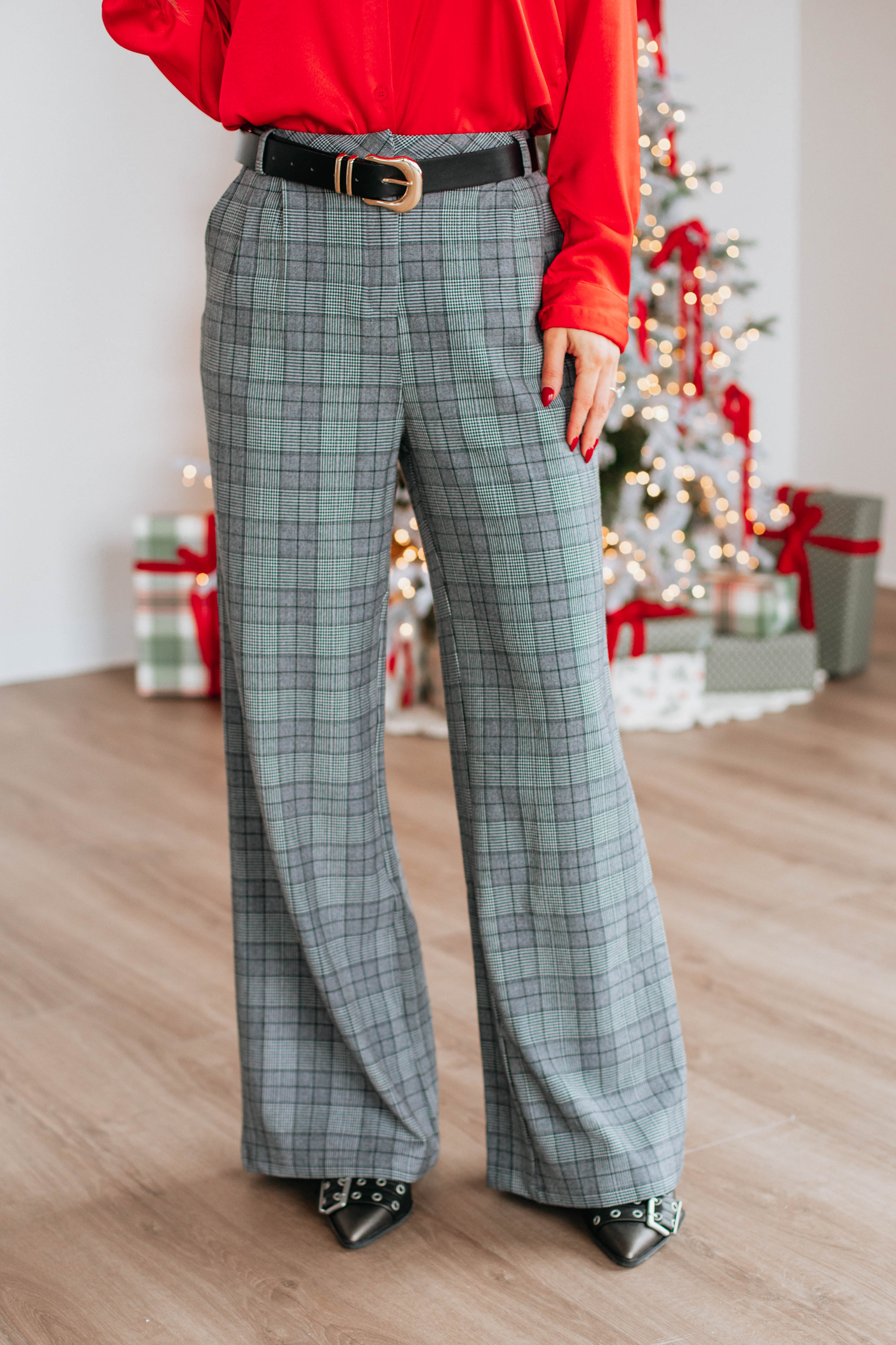 Bergan Plaid Pants for Men - Classic Tartan Pattern Casual Trousers | Perfect for Office, Travel & Everyday Wear