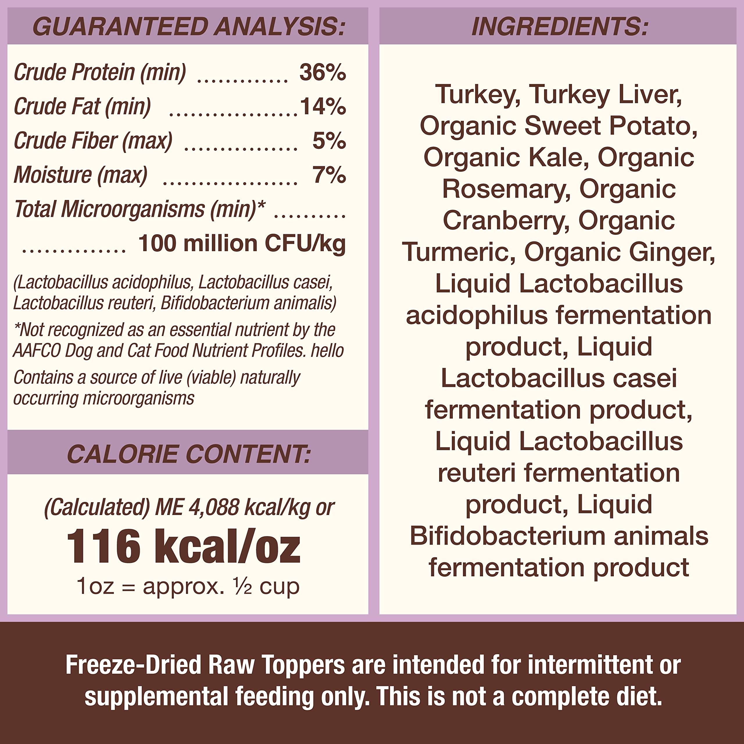 **Primal Freeze-Dried Turkey Dog & Cat Food Toppers - Grain-Free, Probiotic-Enriched Meal Mixers & Training Treats (3.5 oz) - Perfect for Picky Eaters & Digestive Health**    *(Use Cases: Ideal for enhancing kibble, rewarding pets during training, or supporting sensitive stomachs.)*