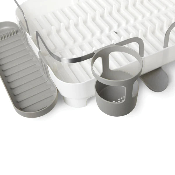 Stainless Steel Holster Dish Rack - Space Saving Kitchen Organizer for Plates, Bowls & Utensils - Perfect for Small Apartments, RVs & Compact Kitchens
