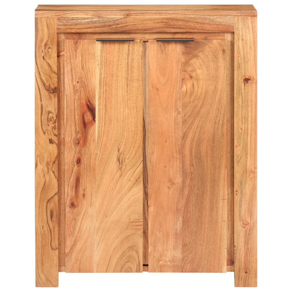 vidaXL Solid Acacia Wood Sideboard Buffet Cabinet with Storage - Perfect for Kitchen, Dining Room & Home Organization