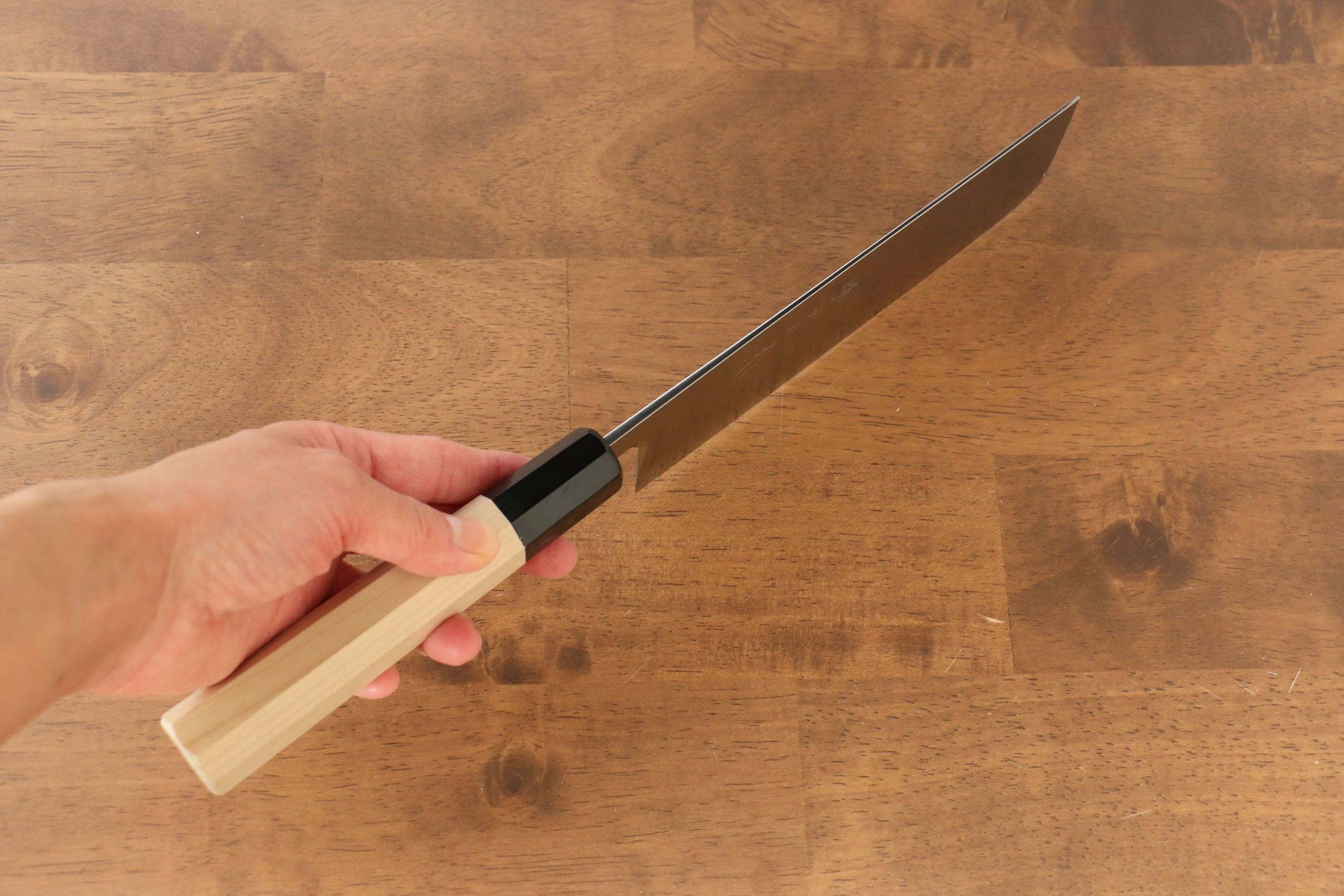 Premium Jikko SG2 Nakiri Japanese Vegetable Knife 165mm with Magnolia Wood Handle - Perfect for Slicing, Dicing & Precision Vegetable Prep in Professional & Home Kitchens