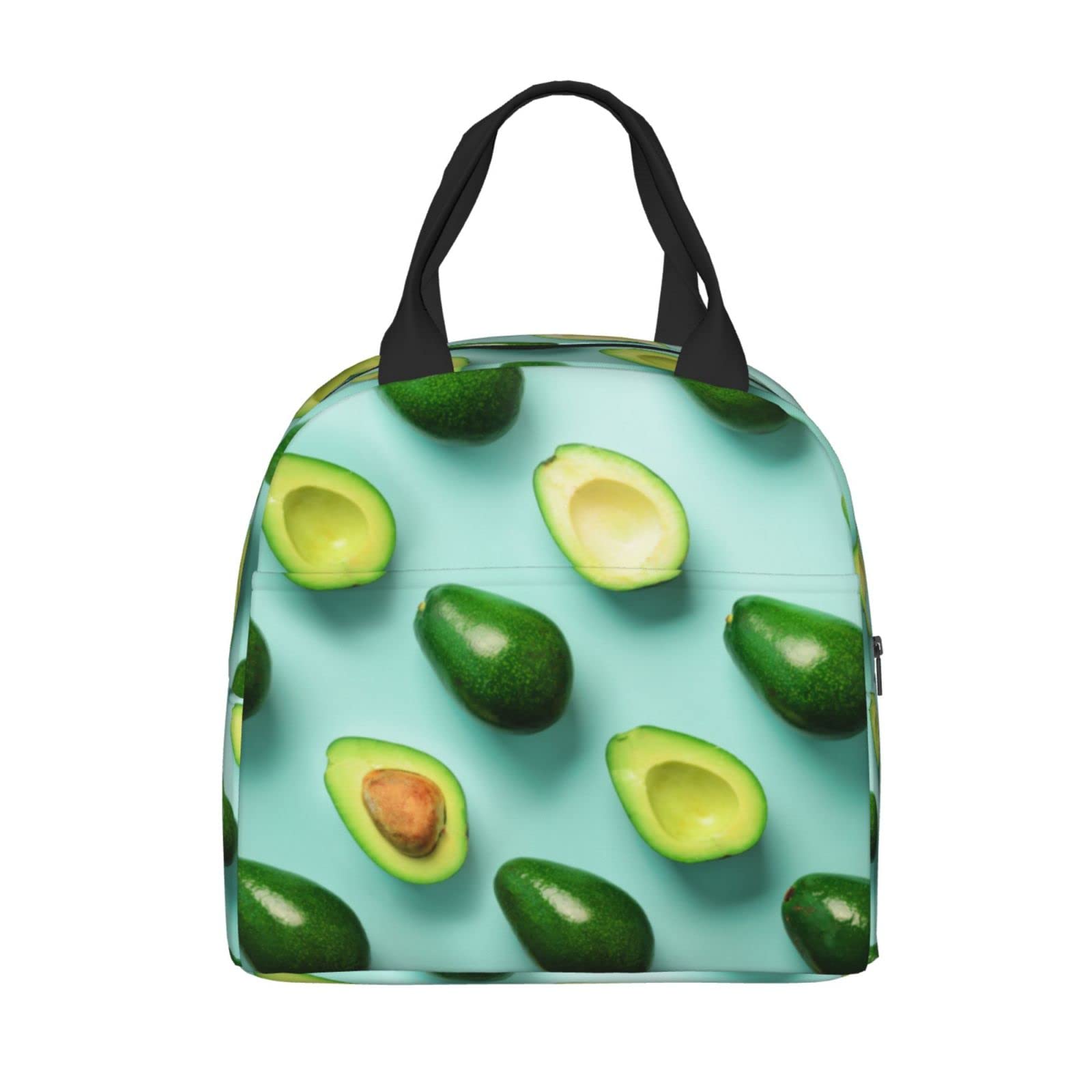 Insulated Avocado Lunch Box - Reusable Eco-Friendly Lunch Bag for Women & Men, Perfect for Office, Camping, Hiking, Picnic, Beach & Travel - Keep Food Fresh On The Go