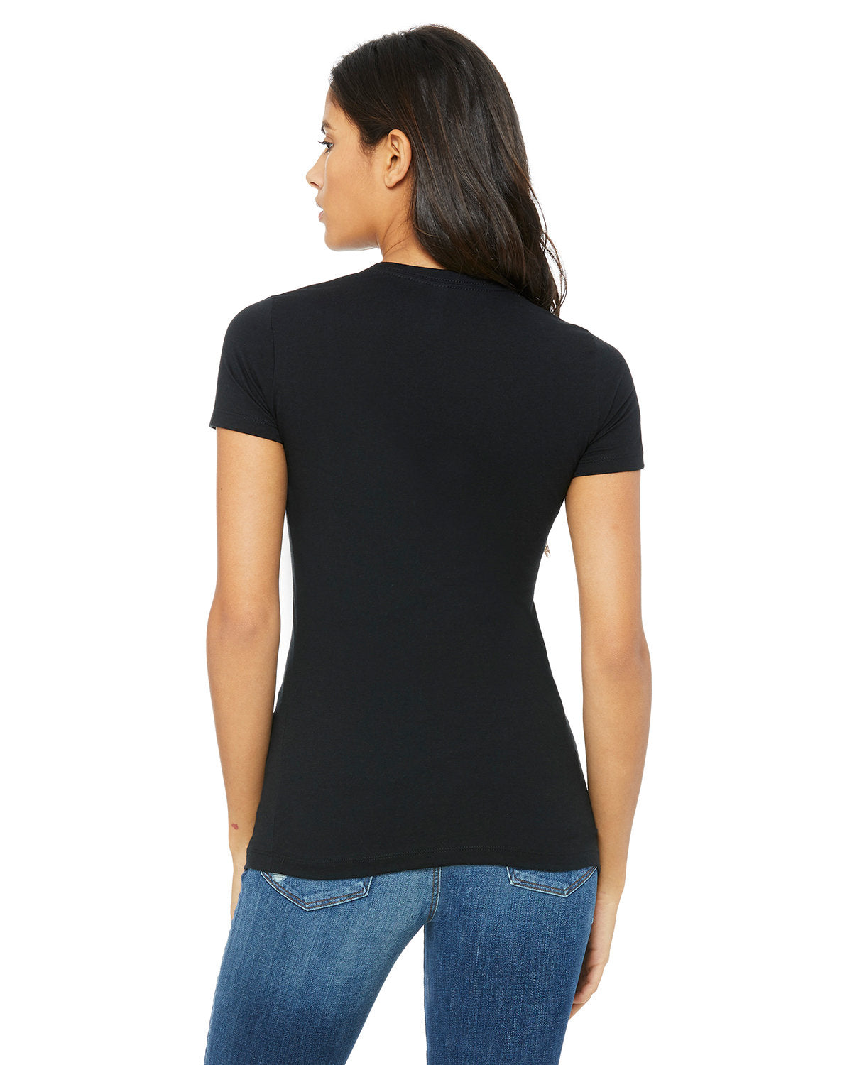 Bella + Canvas 6004 Women's Slim Fit Short Sleeve T-Shirt - Soft Cotton Tee for Casual Wear, Workout & Layering