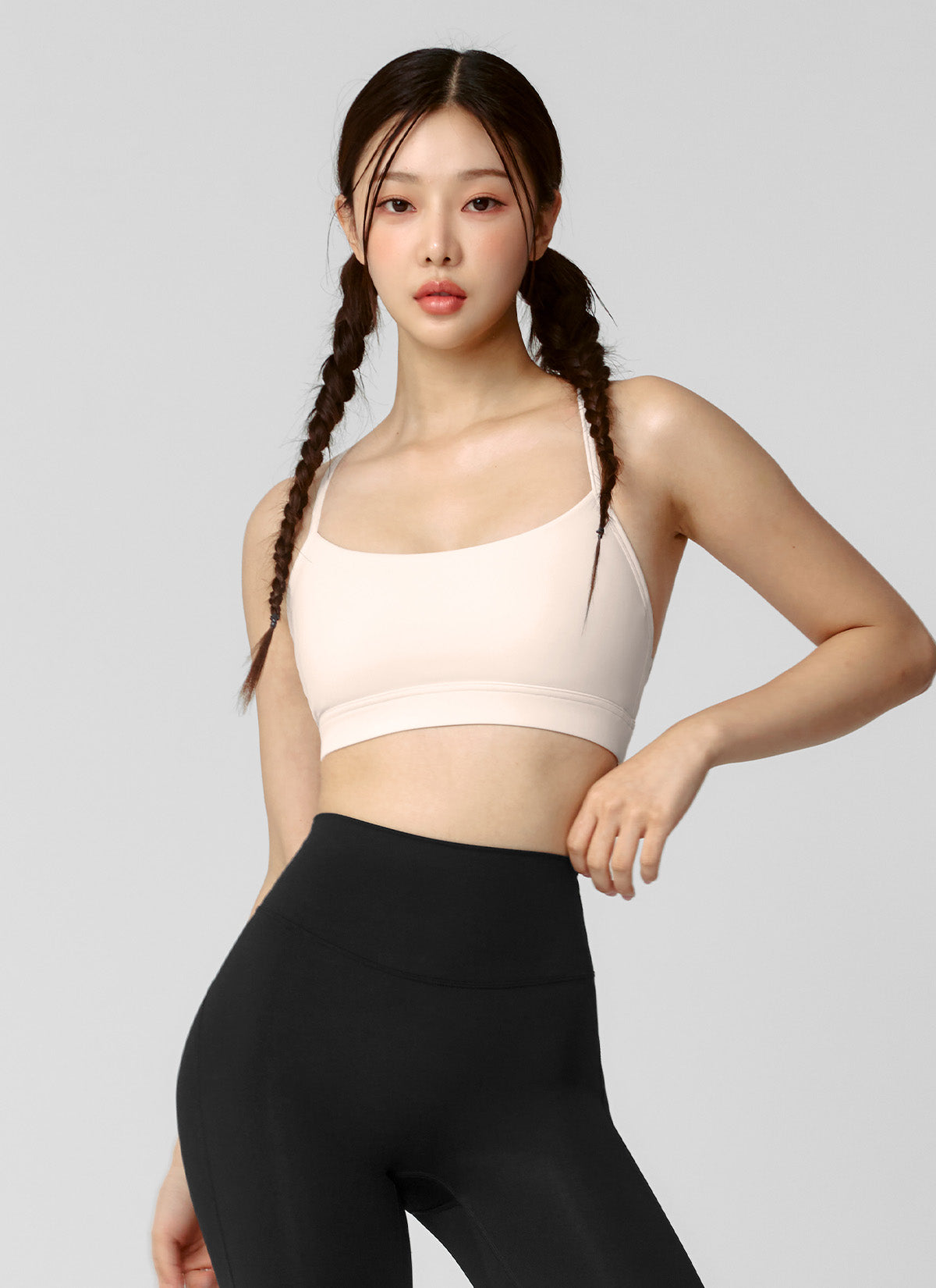 Black Label Signature Breathe Racerback Sports Bra Top - High Support Workout & Yoga Activewear for Women