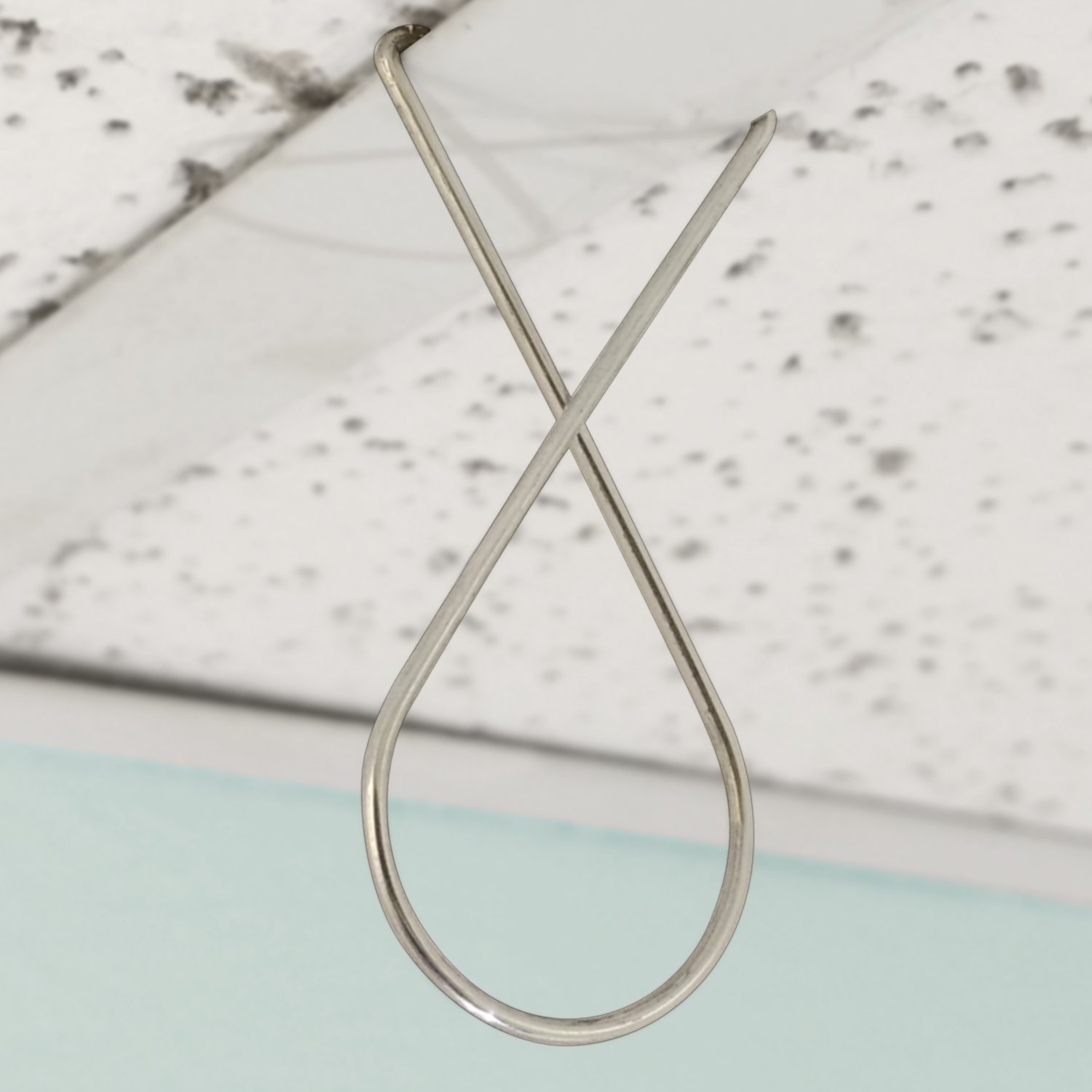 500 Pack Heavy Duty Ceiling Hooks - Stainless Steel Hanging Hooks for Home Organization, Plant Hangers, Christmas Lights & Holiday Decorations - Perfect for Garage, Kitchen, Bedroom Storage