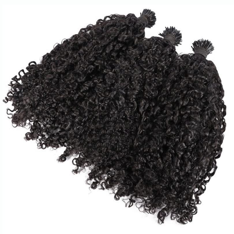 100 Strand Brazilian Human Hair I-Tip Extensions - 24 Inch Keratin Fusion Stick for Women (Color #4) - Perfect for Adding Volume & Length for Special Occasions & Daily Styling