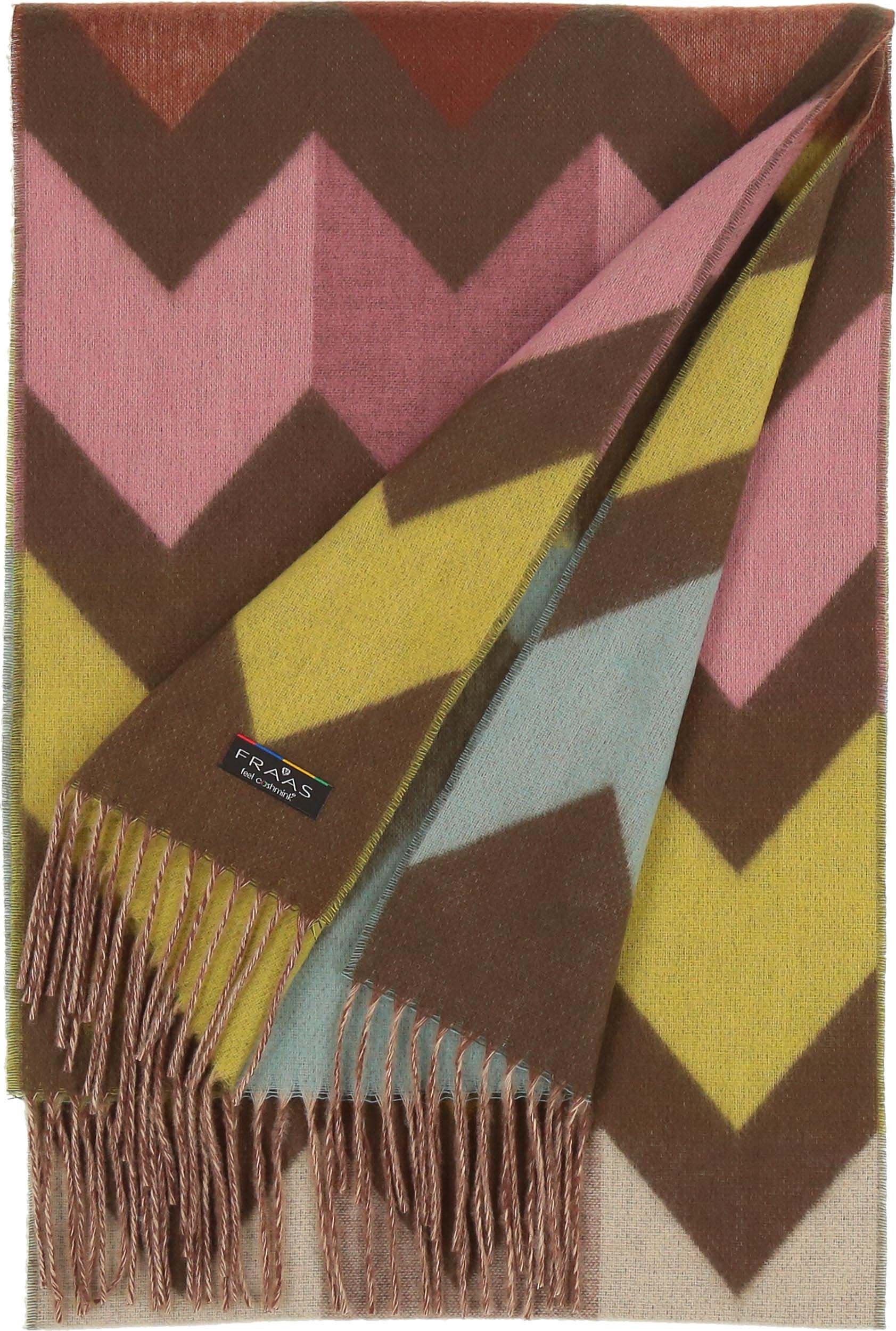 Sustainable Chevron Zig Zag Recycled Scarf - Eco-Friendly Fashion Accessory for Women, Perfect for Casual Outfits, Office Wear, and Travel