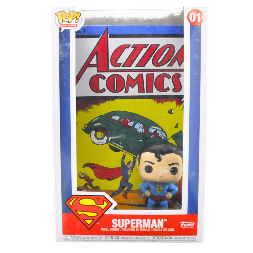 Funko Pop! Superman Comic Covers Vinyl Figure - Collectible DC Comics Superhero Toy - Perfect for Display, Gifts & Superhero Fans