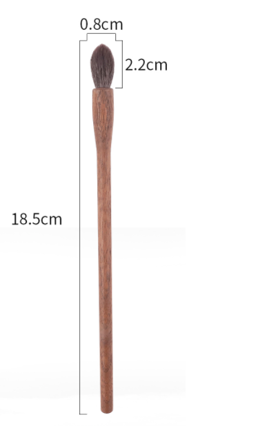 Premium Walnut Makeup Brush Set - Natural Wood Handle, Soft Vegan Bristles for Flawless Makeup Application - Perfect for Professional Artists & Home Beauty Routines