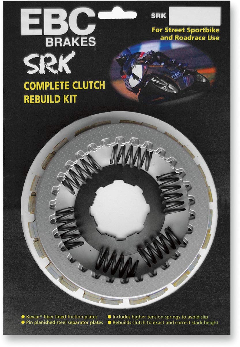 EBC Brakes SRK11 SRK Clutch Kit with High-Performance Steel Separator Plates & Springs - Perfect for Racing, Off-Road & High-Performance Vehicles