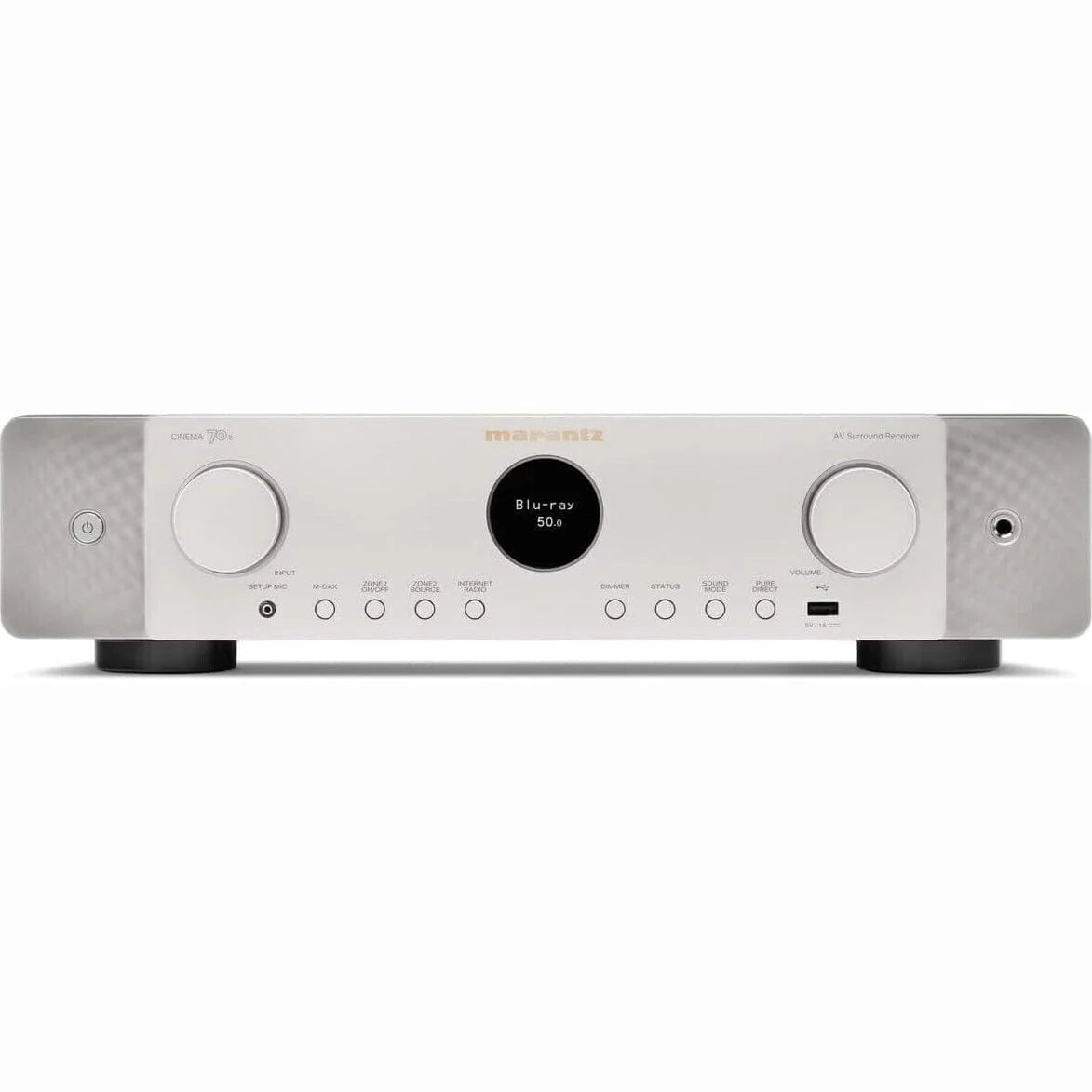 Marantz Cinema 70s Slimline 7.2 Channel AV Receiver - Premium Home Theater Sound System with Dolby Atmos & DTS:X - Perfect for Movies, Music & Gaming