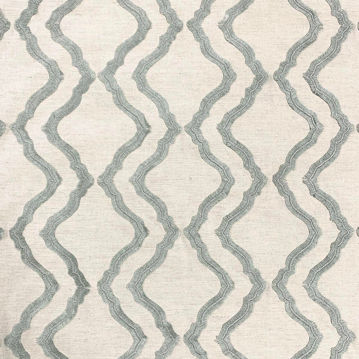 Rivers Smokey Blue & Blue Mag Fabric - Premium Quality Durable Fabric for Upholstery, Curtains & Home Decor