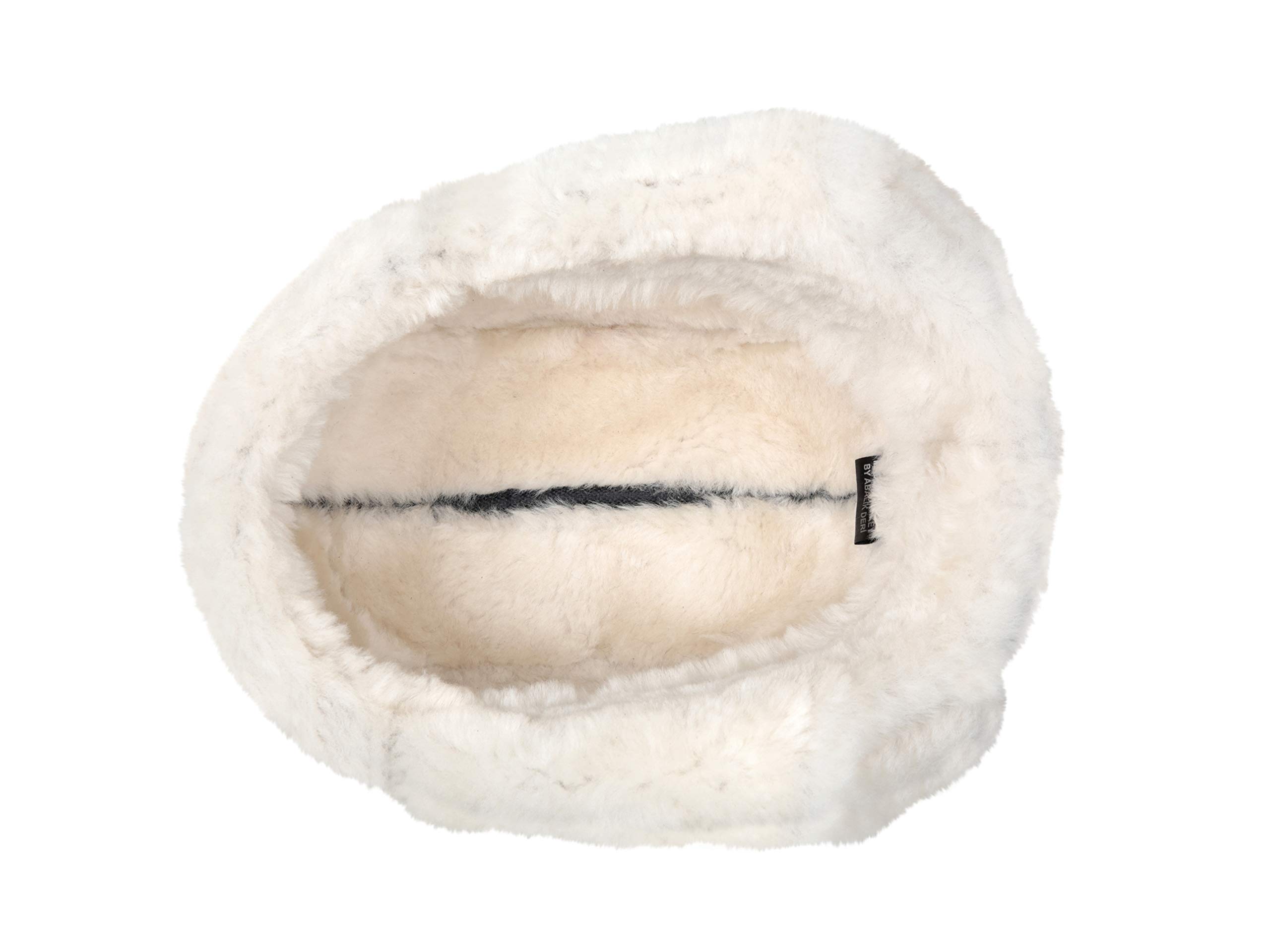 Genuine Leather Aviator Shearling Ushanka Trapper Hat - Russian Sheepskin Winter Cap with Real Fur & Ear Flaps for Men and Women - Warm Cold Weather Hat for Skiing, Snowboarding & Outdoor Adventures