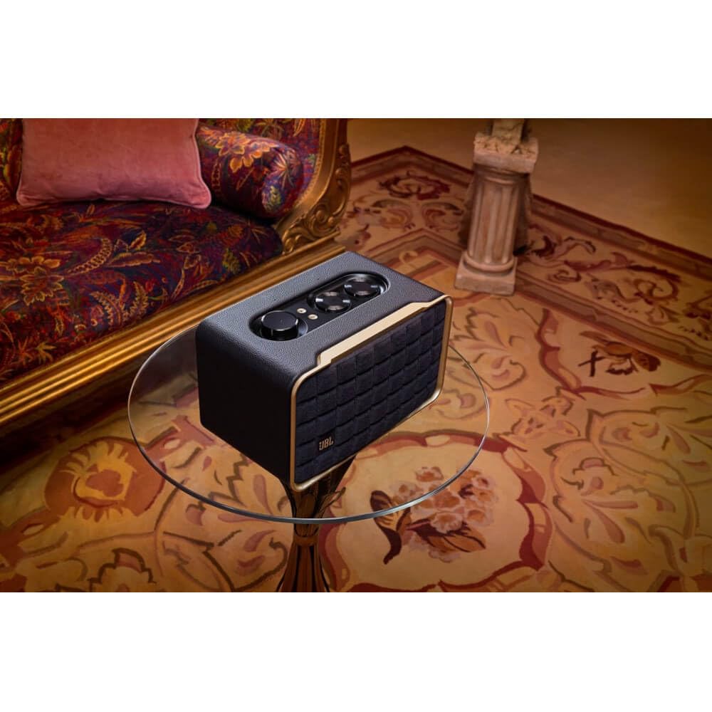 JBL Authentics 200 Wi-Fi & Bluetooth Smart Home Speaker - Certified Refurbished | Premium Sound for Home, Office & Outdoor Parties