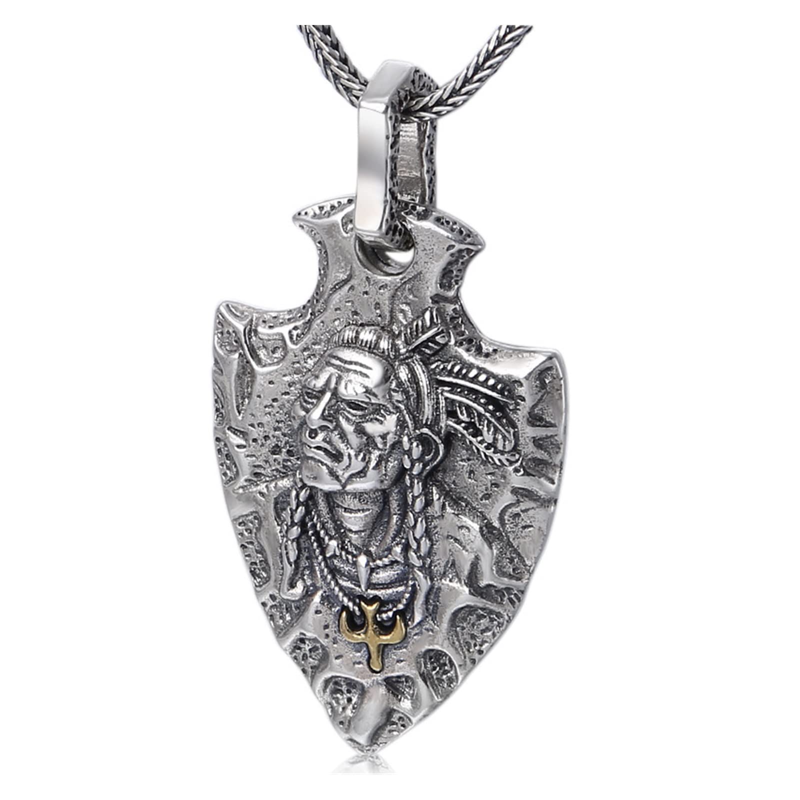 DAPERCI 925 Sterling Silver Ethnic Indian Feather Flying Eagle Pendant Necklace for Men & Women - Handmade Boho Jewelry Gift for Birthday, Anniversary, Christmas | Perfect for Casual Wear, Festivals & Spiritual Occasions