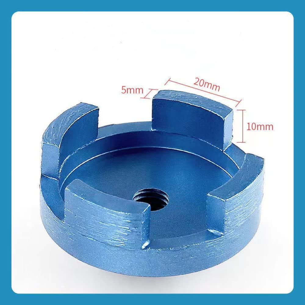 45mm Dry Grinding Wheel Stone Hole Opener - Road Stud Processing & Flower Pot Making Tool for DIY Stone Carving and Crafting Projects