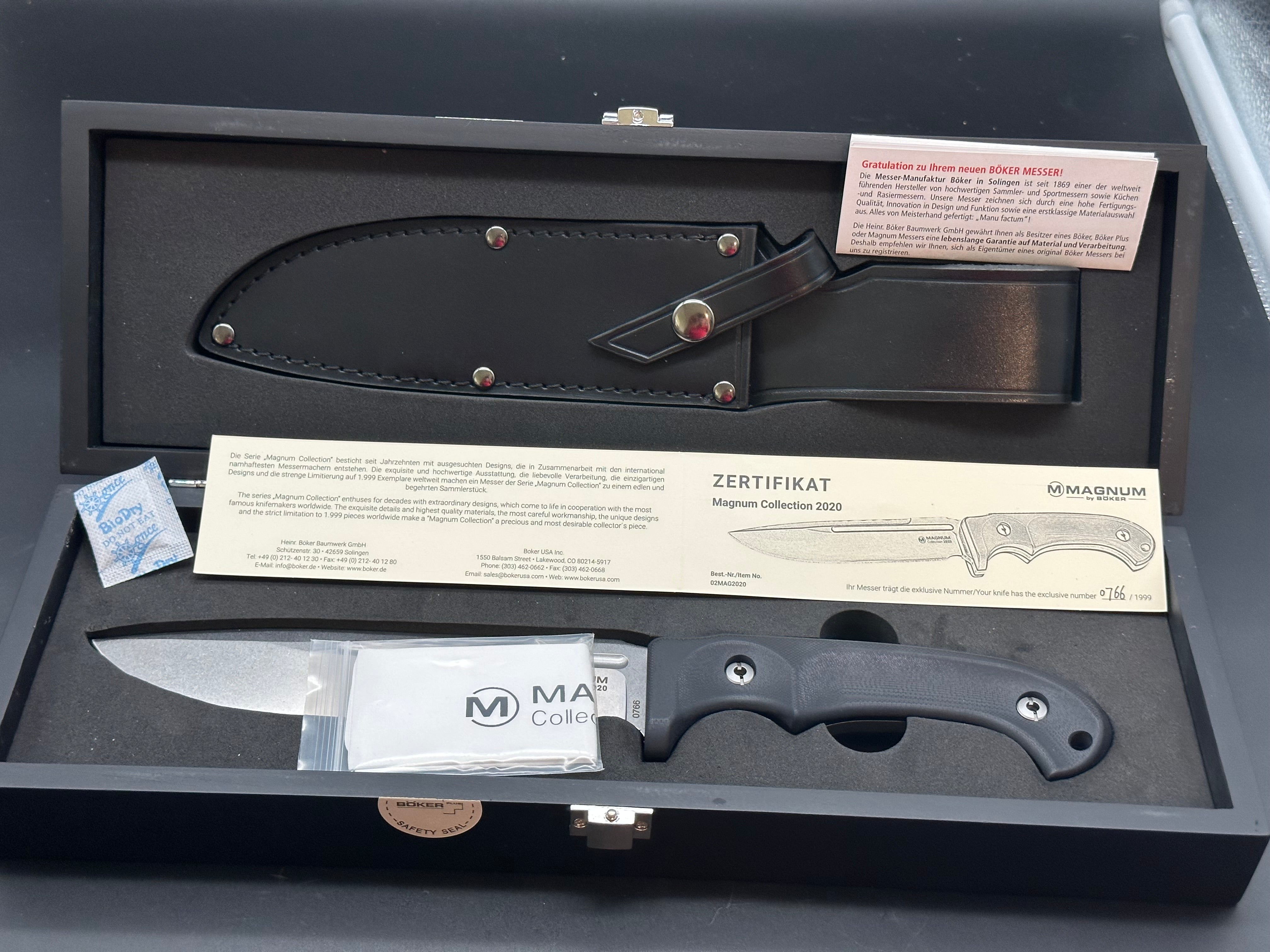 Boker Magnum Pohl 2020 Collection Fixed Blade Knife - 7