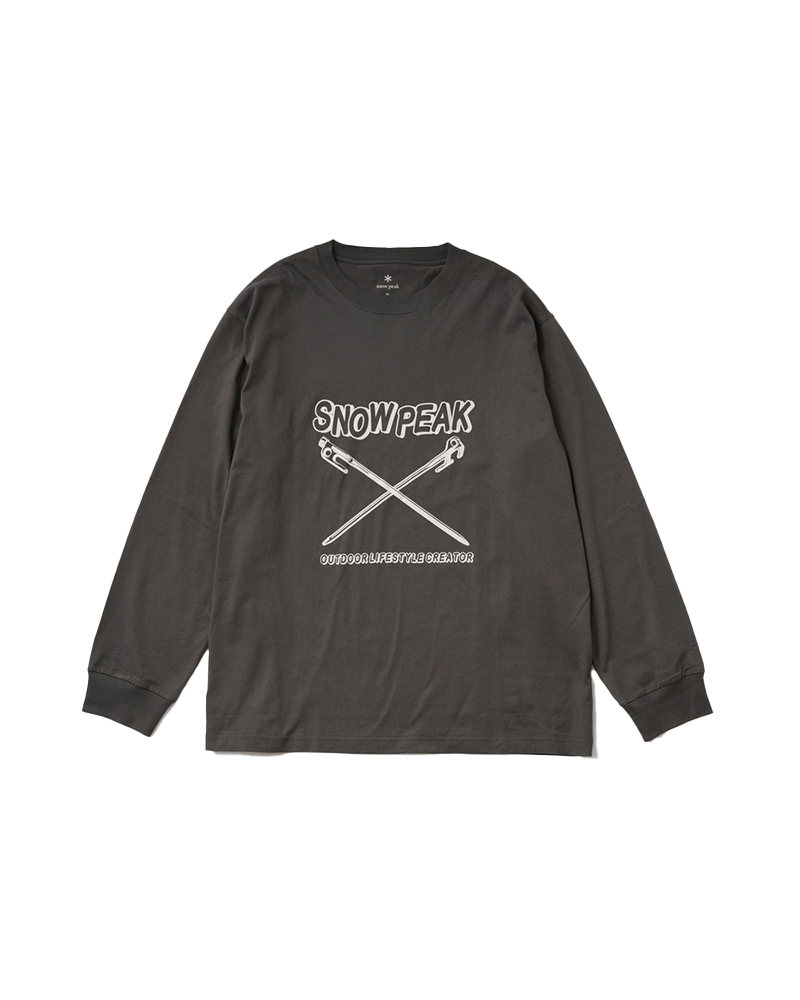 Durable Solid & Delta Stake Long Sleeve T-Shirt for Men - Comfortable Cotton Work Shirt for Outdoor Activities, Hiking, and Casual Wear