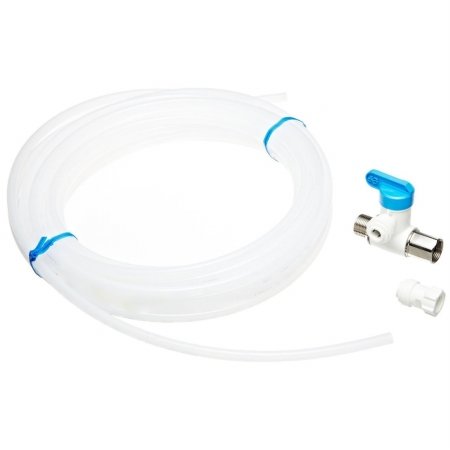 Stainless Steel Ice Maker Connection Kit - Water Line Installation for Refrigerators & Freezers - Perfect for Home Bars, Kitchen Upgrades & DIY Appliance Repairs