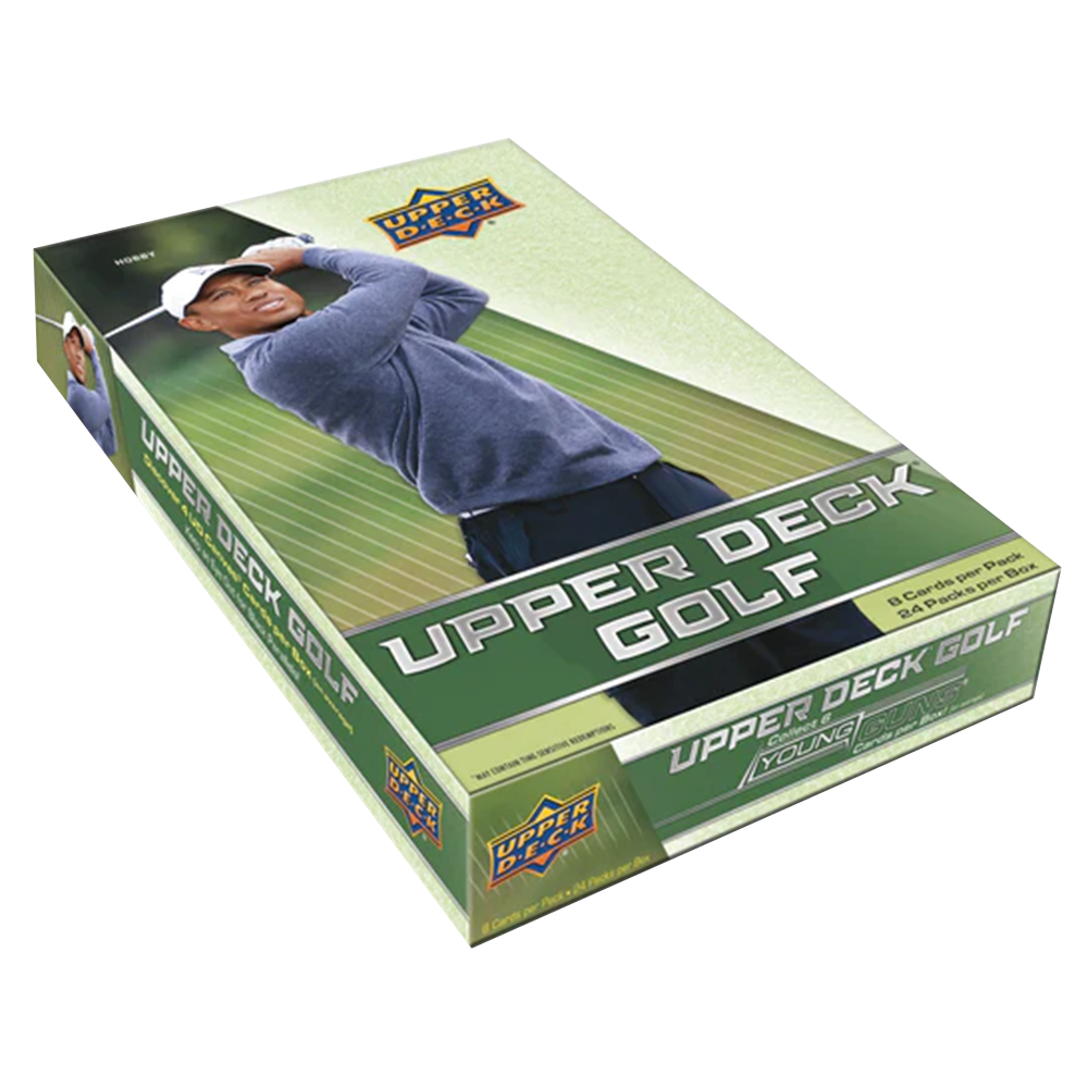 2024 Upper Deck Golf Hobby Box - Premium Trading Cards Collection for Collectors & Players | Perfect for Tournaments, Gifts & Investment