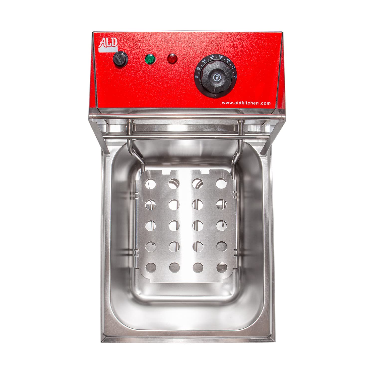 ALDKitchen Electric Deep Fryer - 6L 1-Basket & 12L 2-Basket Options | Commercial & Home Use for Chicken, French Fries, Onion Rings & More