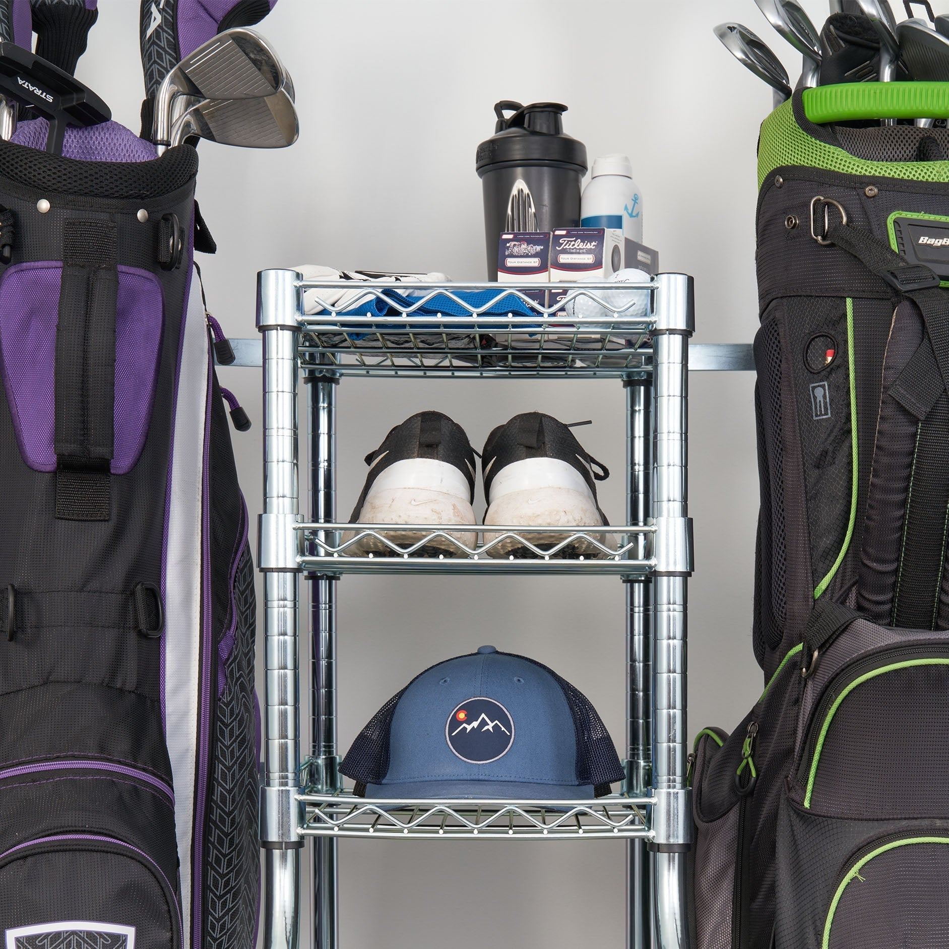 Premium Golf Bag Organizer - 14 Pocket Storage for Clubs, Balls & Accessories | Durable & Lightweight | Perfect for Golfers, Tournaments & Travel