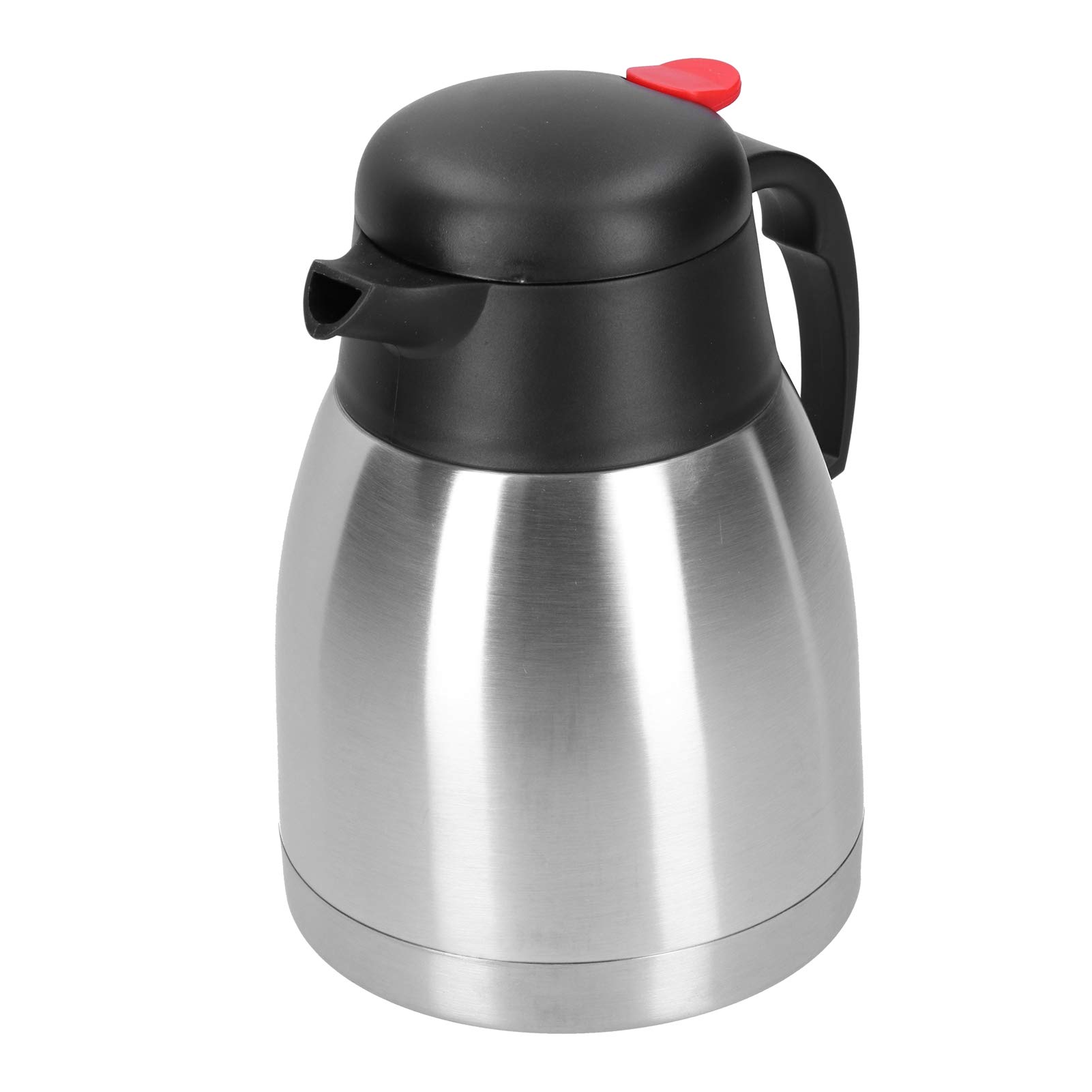 Premium Stainless Steel Thermal Coffee Carafe - 1.5L Double Walled Vacuum Insulated Flask for Hot & Cold Beverages - Perfect for Home, Office, Camping & Travel - Keeps Drinks Hot/Cold for Hours - Durable Household & Kitchen Essential