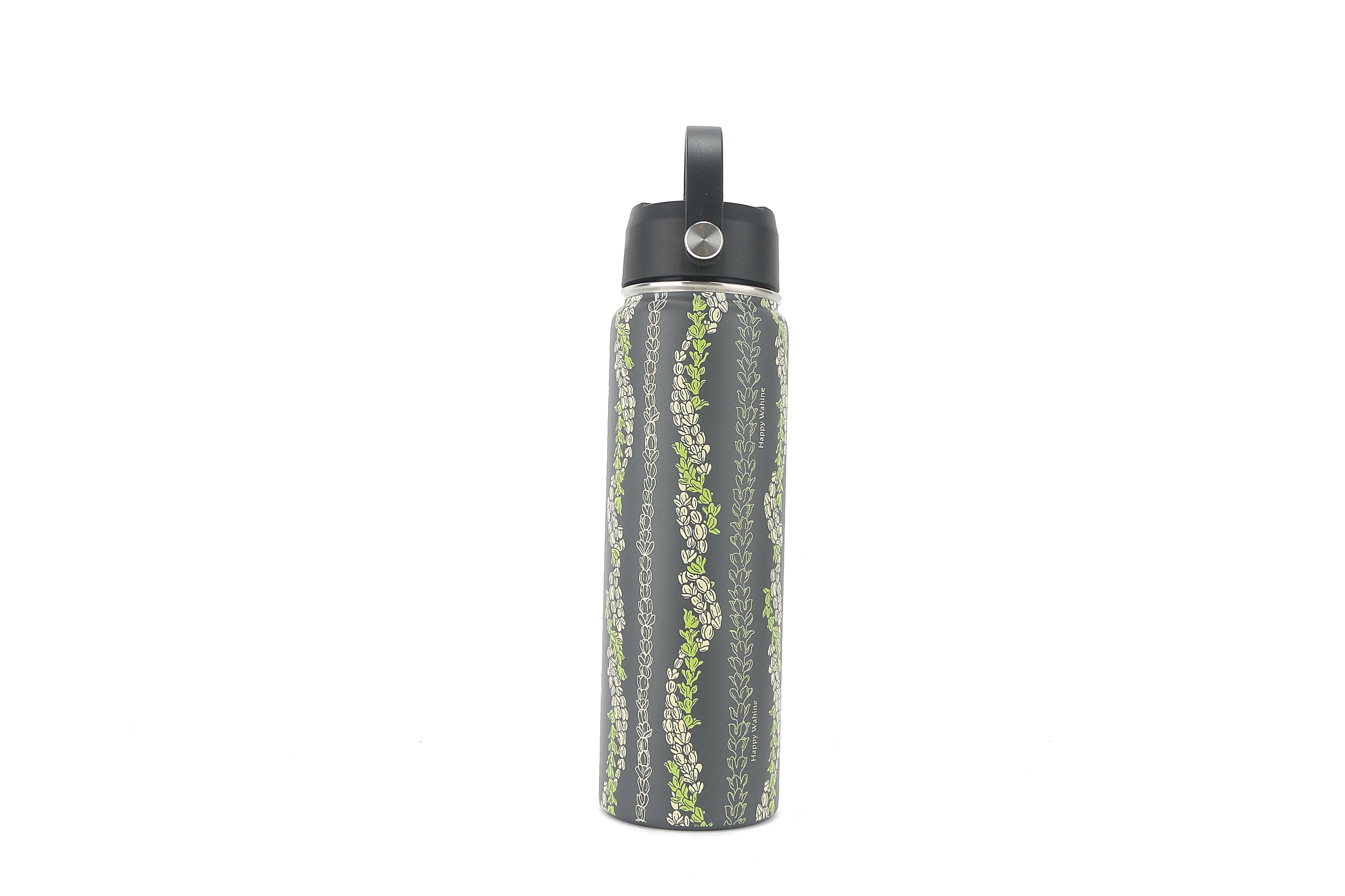 Pakalana Grey 24oz Insulated Water Bottle - Keeps Drinks Cold for 24 Hours & Hot for 12 Hours - Perfect for Hiking, Gym, Work & Outdoor Adventures