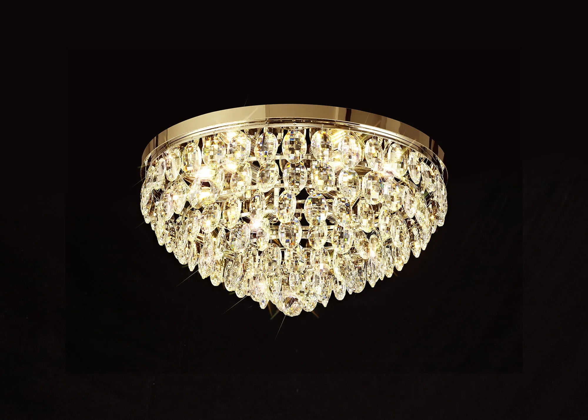 Consten Flush Ceiling Light Fixture with E14 Socket - Perfect for Bedroom, Hallway & Small Space Lighting