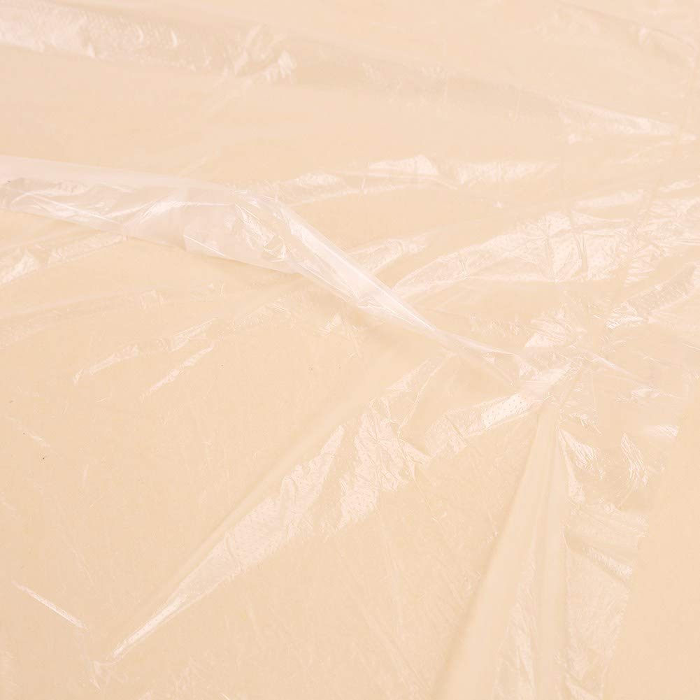 Clear Plastic Car Seat Cover - 100PCS Disposable Transparent Seat Protectors for Car, Office, and Home Furniture Protection