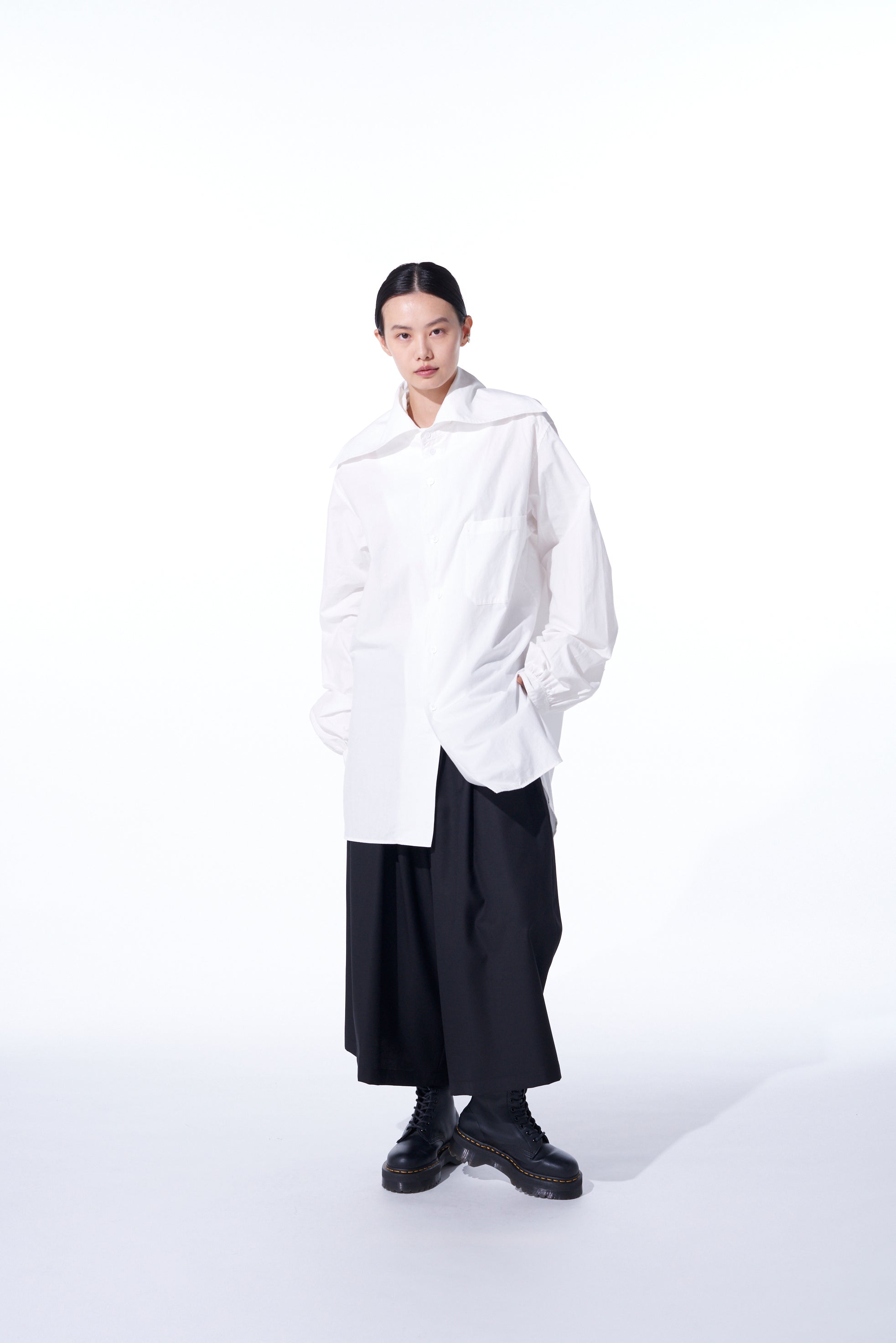 Stylish Cotton Linen Washer Typewriter Big Collar Shirt for Men & Women | Casual Office Wear & Summer Outfit