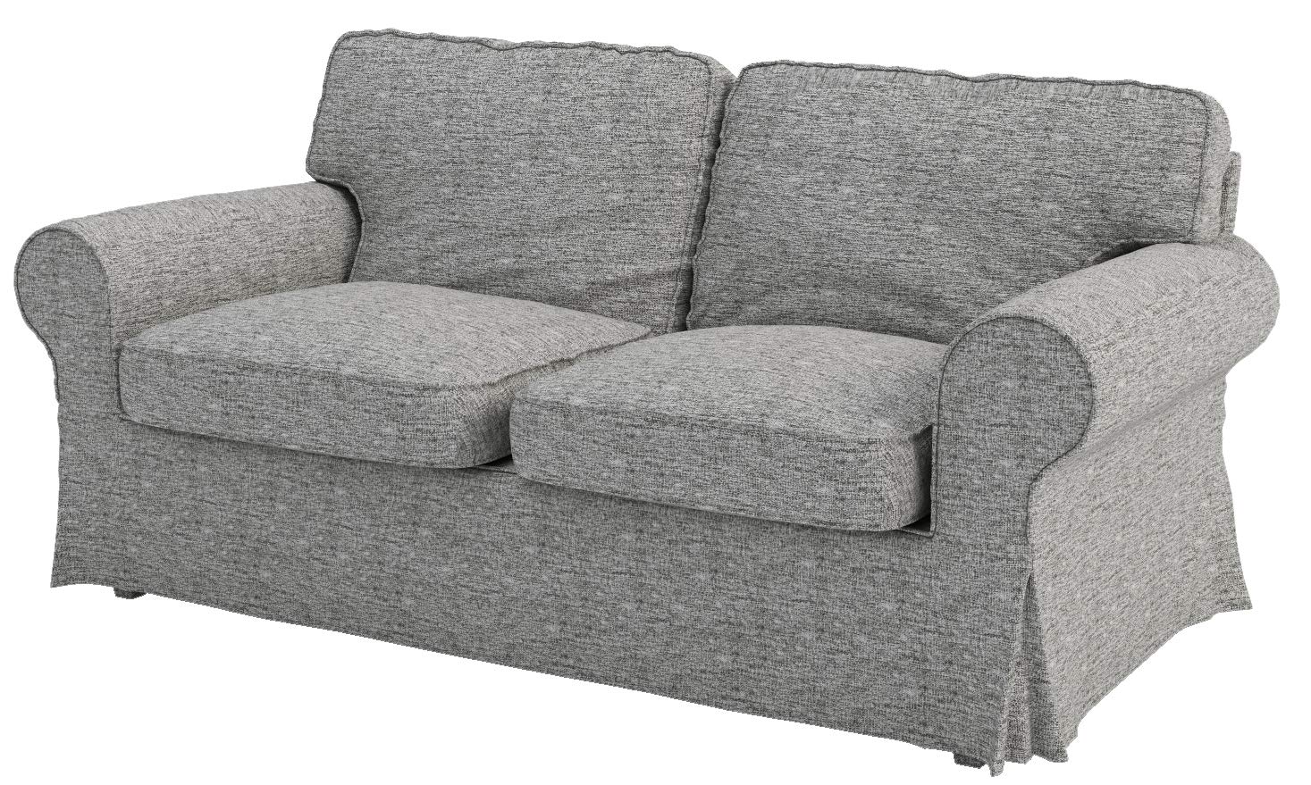Polyester Flax Ektorp Loveseat Cover Replacement - Compatible with IKEA Ektorp Loveseat Sofa Slipcover - Durable & Washable Fabric - Perfect for Living Room, Bedroom or Office Furniture Protection