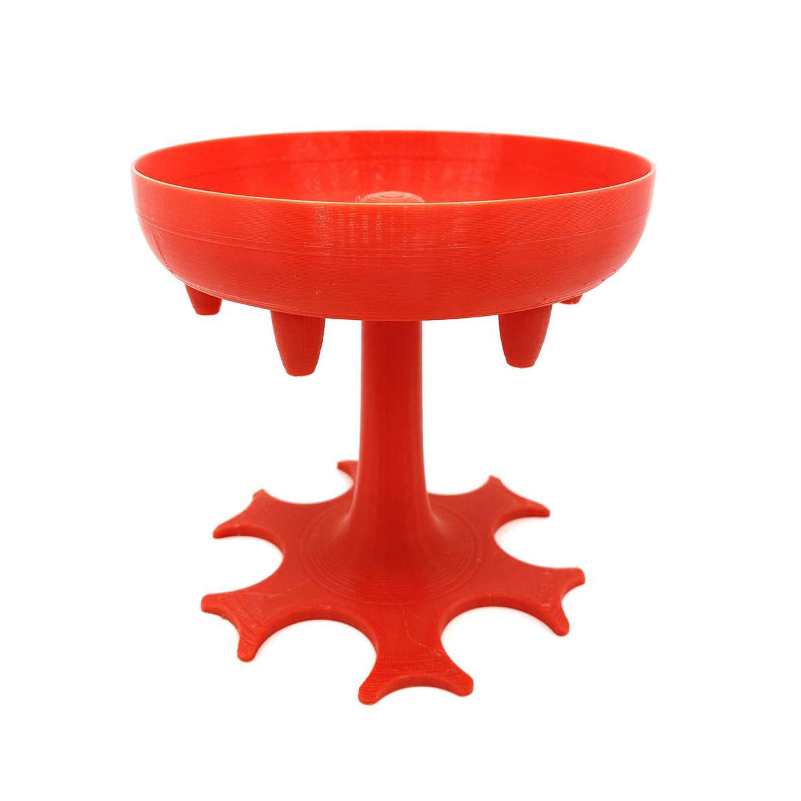 6-Way Shot Glass Dispenser & Hanging Holder Stand - Perfect for Cocktail Parties, Drinking Games & Liquor Storage | Great Gift for Bartenders & Party Lovers
