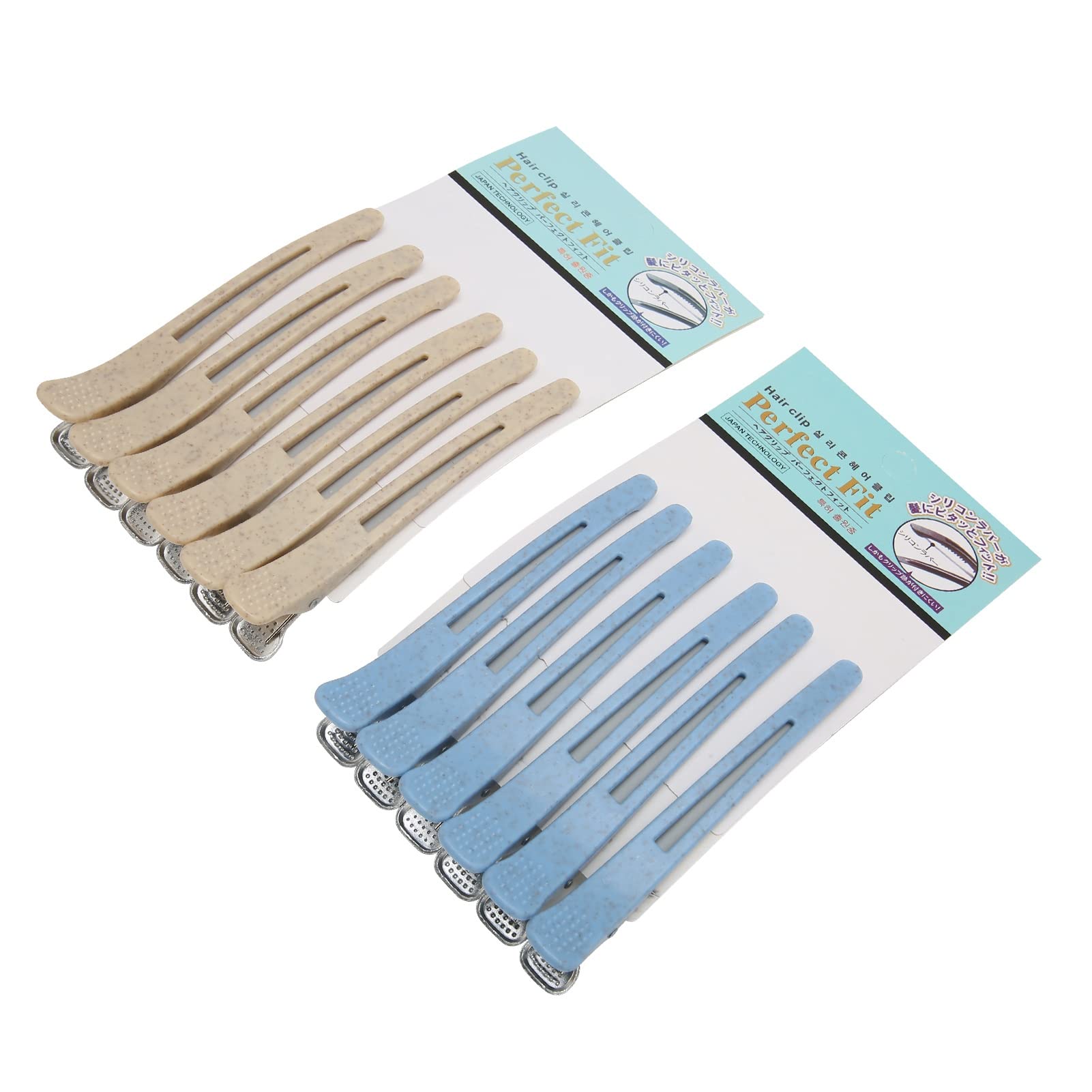 12Pcs Strong Bite Salon Hair Clips for Styling & Sectioning - Salon & Home Use