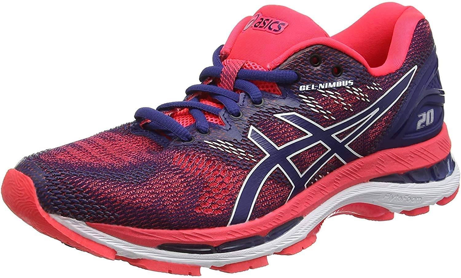 ASICS Gel-Nimbus 20 Women's Running Shoes - Lightweight Cushioned Road Running Sneakers for Women - Perfect for Marathon Training, Jogging & Gym Workouts