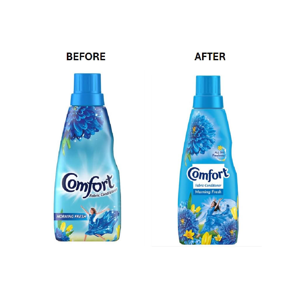 Morning Fresh Fabric Conditioner & Softener - 430ml for Ultra Softness, Shine & Long-Lasting Freshness | Ideal for Laundry, Bedding & Towels | Gentle on All Fabrics