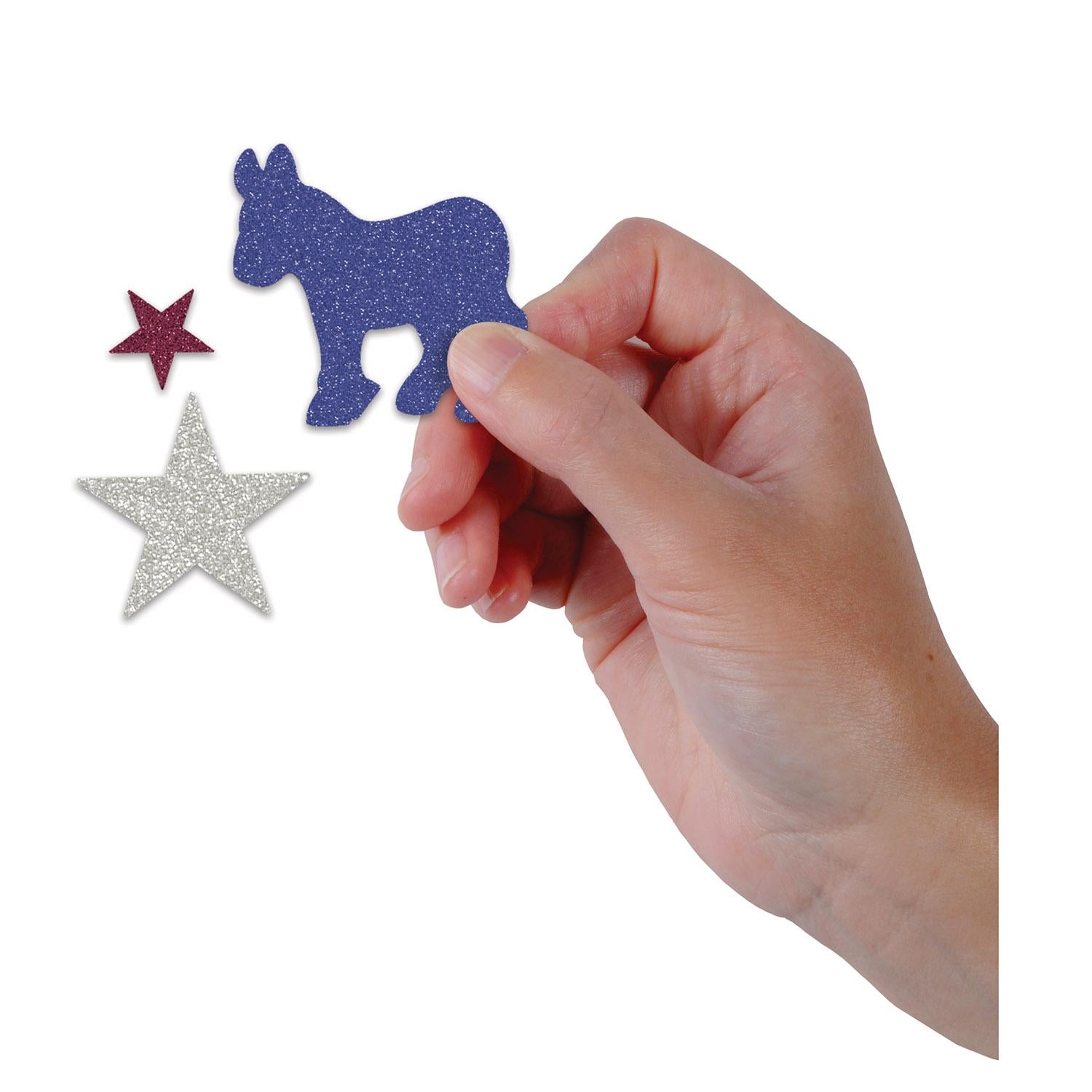 12 Pack Beistle Democratic Deluxe Sparkle Party Confetti (0.5 Oz/Pkg) - Premium Glitter Confetti for Birthday, Wedding, New Year Celebrations & Festive Decorations