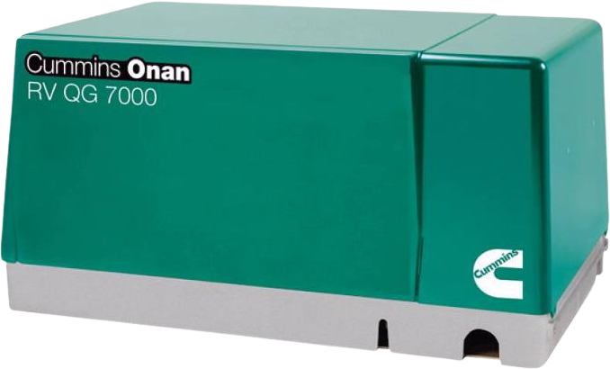 Cummins Onan QG 7000 7kW RV Gasoline Generator - 7.0HGJAB 6756 - 120V Single Phase Air Cooled with EVAP System | Perfect for RV Camping, Outdoor Adventures & Emergency Power Backup