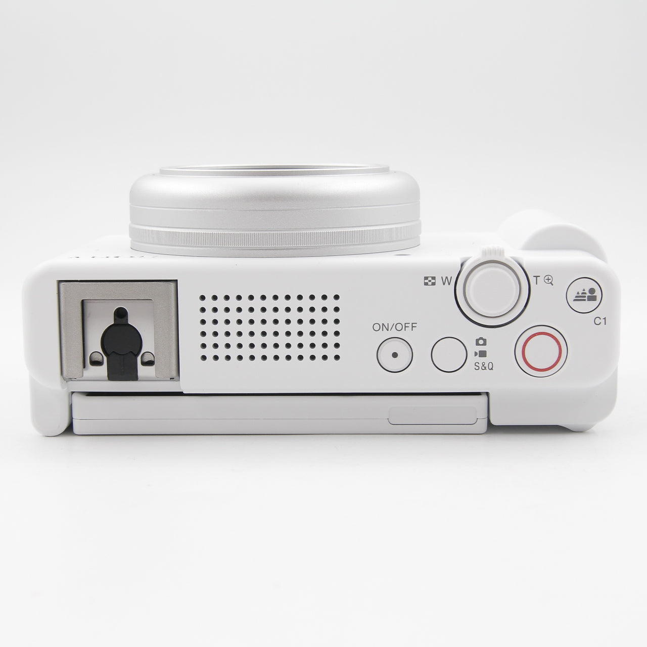 Refurbished Sony ZV-1F Vlog Camera (White) - Perfect for YouTube, Travel & Content Creation - 4K Video, Flip Screen & Compact Design
