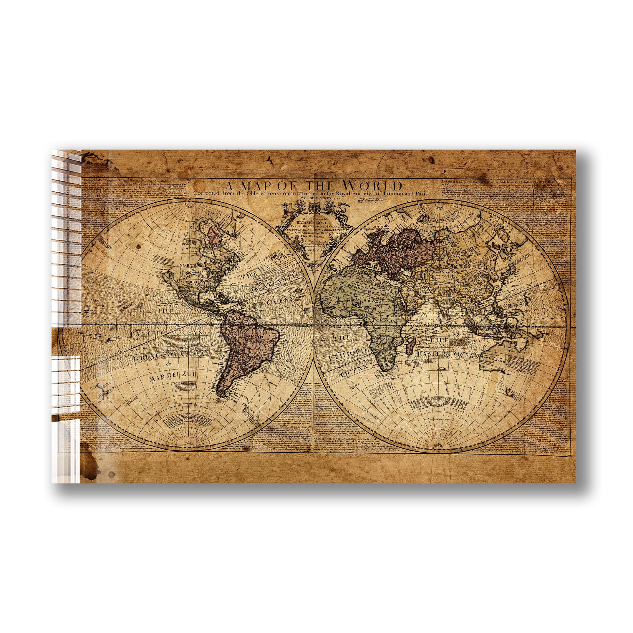 World Map Poster - Detailed Political & Physical Map for Home, Office & Classroom Decor | Perfect for Travel Planning & Geography Learning