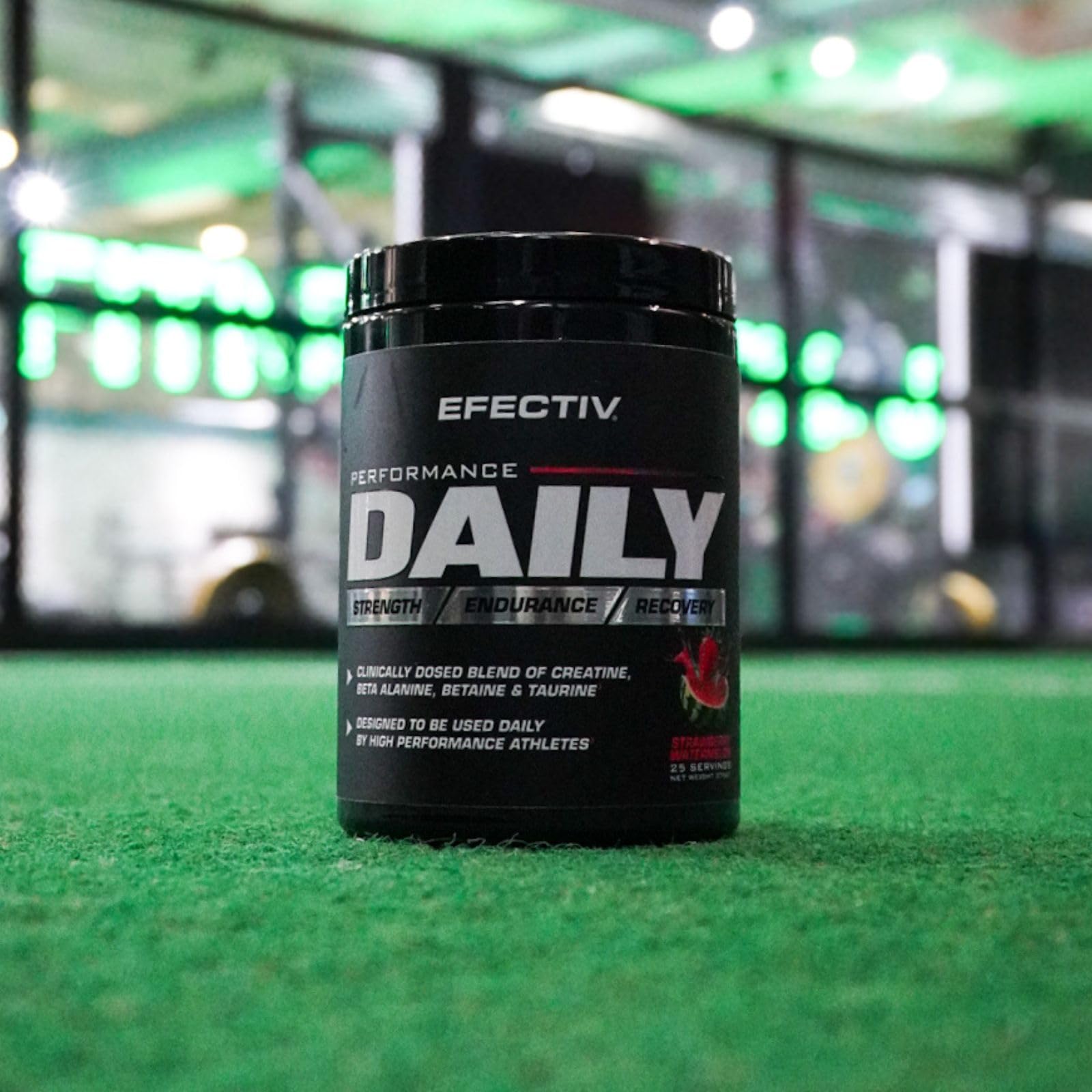 Efectiv Nutrition Performance Daily - Strawberry Watermelon Flavor Protein Powder 375g | Pre-Workout & Post-Workout Recovery Supplement for Athletes & Fitness Enthusiasts