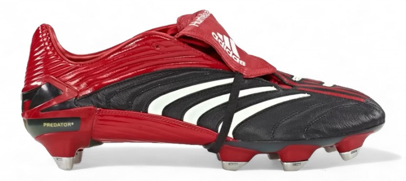 Adidas Predator Absolute SG Soccer Cleats - Red/Black/White for Firm Ground - Perfect for Professional Matches & Training Sessions