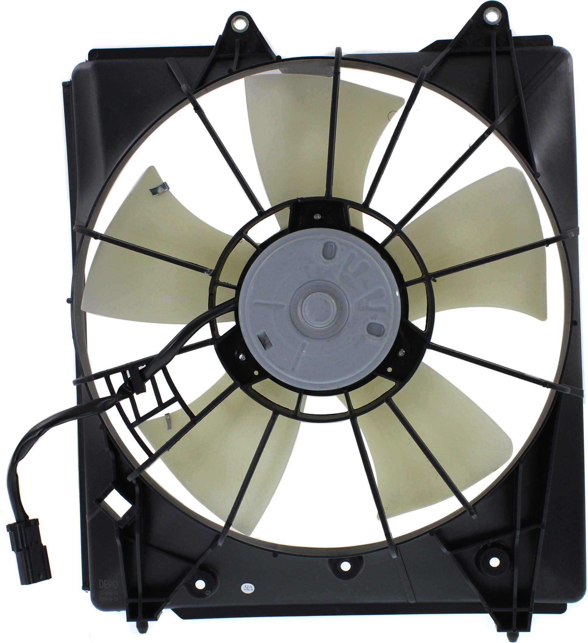 Go-Parts - Radiator Fan Assembly for Acura TL 2009-2014, Single Left (Driver) Side Fan Compatible with 3.5L & 3.7L Engines - Replacement Cooling Fan for 2010 2011 2012 2013 Models - Perfect for Overheating Prevention & Engine Cooling