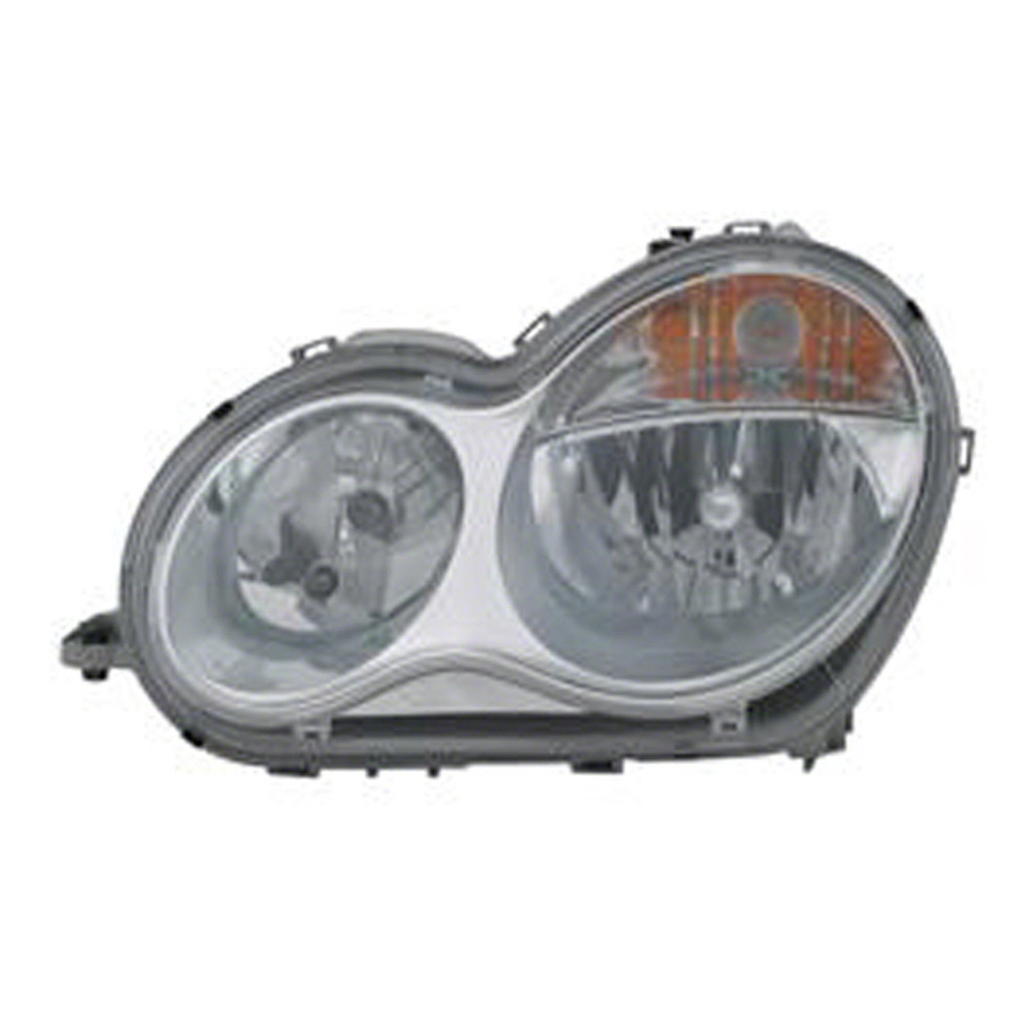 2005-2007 Mercedes-Benz C230 C240 C280 C320 Sedan & Wagon Left Headlight Replacement - OEM Style Direct Fit for Improved Night Driving Safety