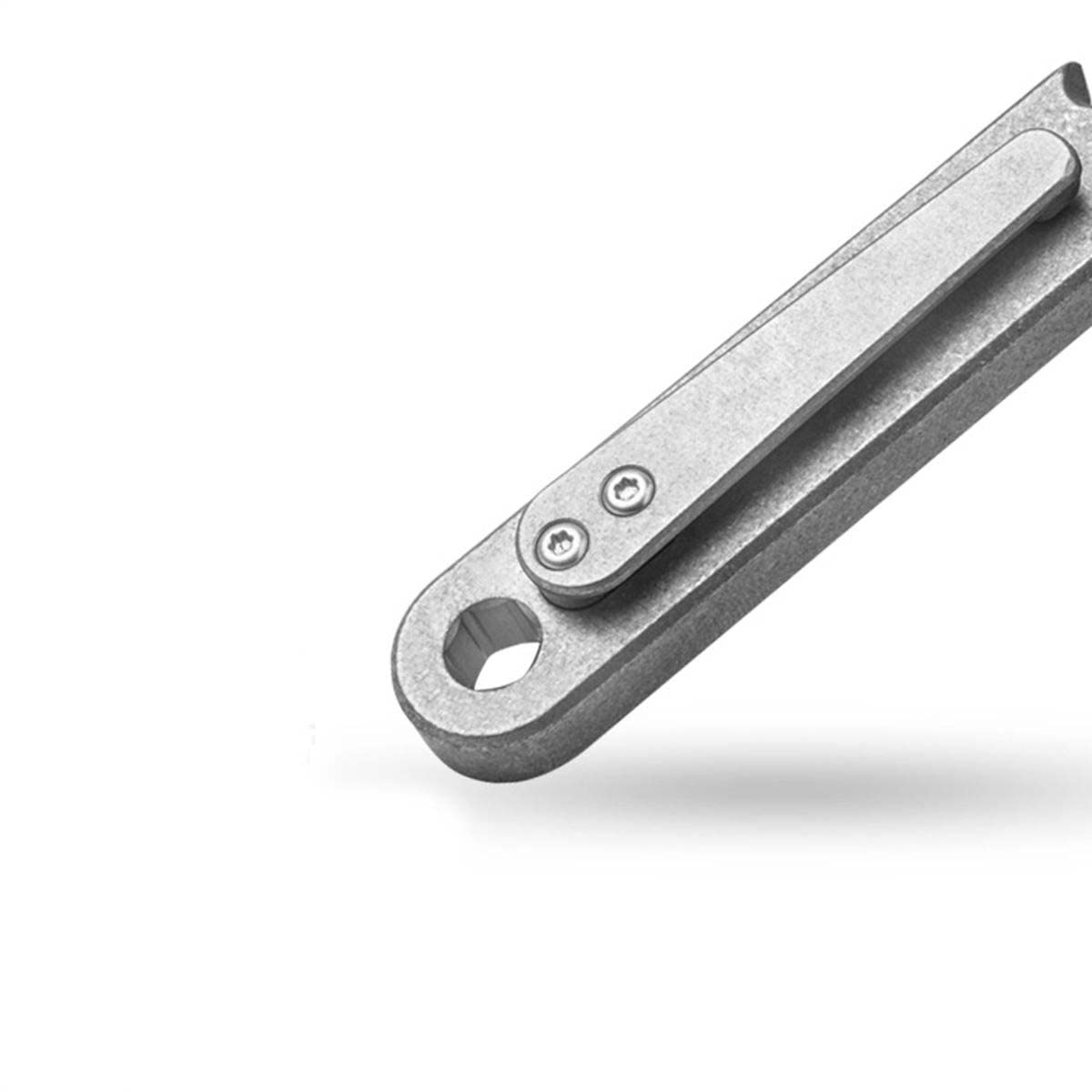 Premium Titanium Alloy EDC Crowbar Tool - Multifunctional Outdoor Camping Gear with Bottle Opener | Perfect for Survival Kits, Hiking, Emergency Situations & Everyday Carry Essentials